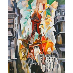 Champ de Mars: The Red Tower Painting Reproduction