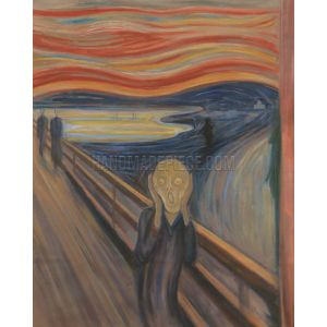 The Scream, also known as Skriket, The Scream in Norwegian Painting Reproduction