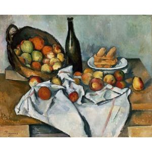 The Basket of Apples Painting Reproduction