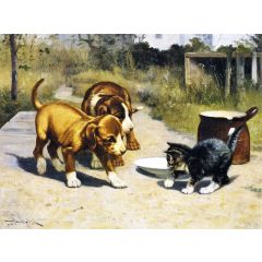 Courage is Half the Battle Painting Reproduction