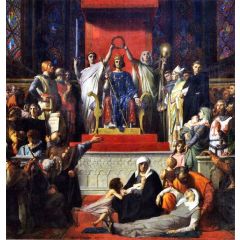 The Glorification of St. Louis Painting Reproduction