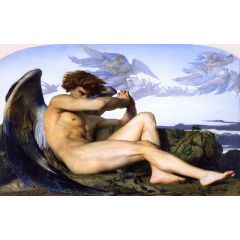 Fallen Angel Painting Reproduction