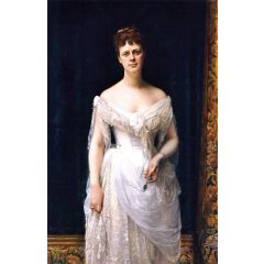 Mary Frick Garrett, later Mrs. Henry Barton Jacobs Painting Reproduction