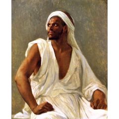 Portrait of an Arab Painting Reproduction