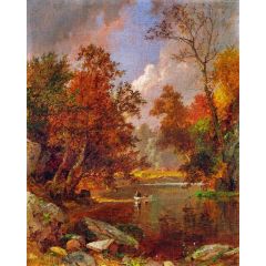 Autumn on the River Painting Reproduction