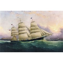 The Clipper Ship ’Sunrise’ Painting Reproduction