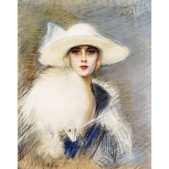 Portrait of a Woman Painting Reproduction