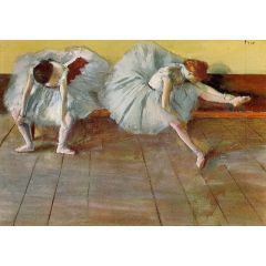 Two Ballet Dancers Painting Reproduction