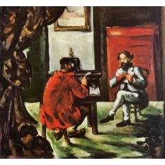 Paul Alexis Reading at Zola’s House Painting Reproduction