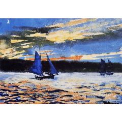 Gloucester Sunset Painting Reproduction