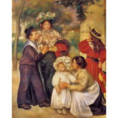 The Artist’s Family Painting Reproduction