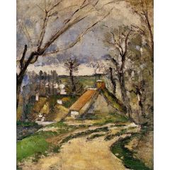 The Cottages of Auvers Painting Reproduction