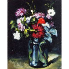 Flowers in a Vase Painting Reproduction