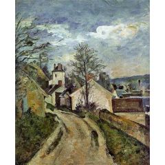 The House of Dr. Gached in Auvers Painting Reproduction