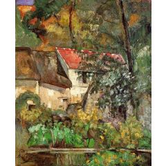 The House of Père Lacroix in Auvers Painting Reproduction