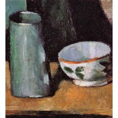 Still Life, Bowl and Milk Jug Painting Reproduction