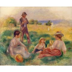 Party in the Country at Berneval Painting Reproduction