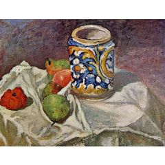 Still Life with Italian Earthenware Painting Reproduction
