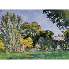 The Trees of Jas de Bouffan Painting Reproduction