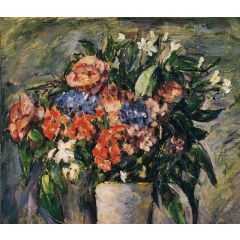 Pot of Flowers Painting Reproduction