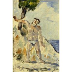 Bather with Arms Spread Painting Reproduction