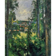 Auvers-sur-Oise, View from Nearby Painting Reproduction