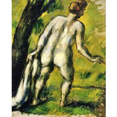 Bather from the Back Painting Reproduction