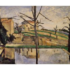 The Pool at Jas de Bouffan Painting Reproduction