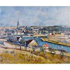 Ile de France Landscape Painting Reproduction