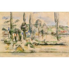 The Chateau de Medan Painting Reproduction