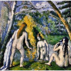 Three Bathers Painting Reproduction