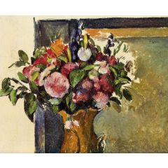 Flowers in a Vase Painting Reproduction