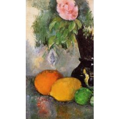 Flowers and Fruit Painting Reproduction
