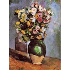Flowers in an Olive Jar Painting Reproduction