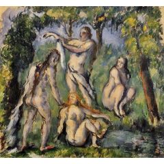 Four Bathers Painting Reproduction