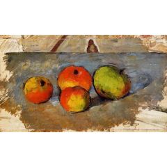 Four Apples Painting Reproduction