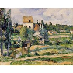 Mill on the Couleuvre at Pontoise Painting Reproduction