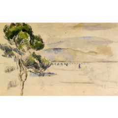 Pine Tree in the Arc Valley Painting Reproduction