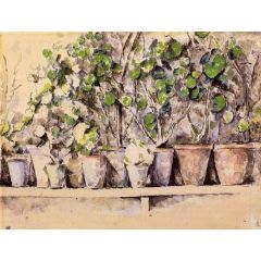 Flowerpots Painting Reproduction