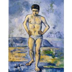 The Large Bather Painting Reproduction