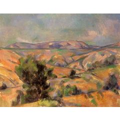 Mount Sainte-Victoire Seen from Gardanne Painting Reproduction