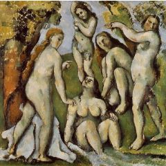 Five Bathers Painting Reproduction
