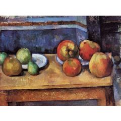 Still Life, Apples and Pears Painting Reproduction