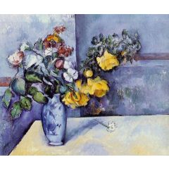 Flowers in a Vase Painting Reproduction