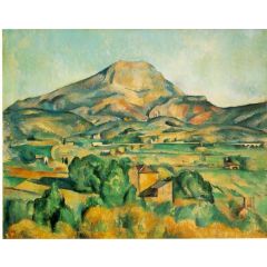 Mont Sainte-Victoire, Barnes Painting Reproduction