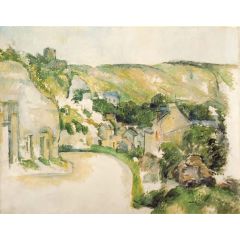 A Turn on the Road at Roche-Ruyon Painting Reproduction