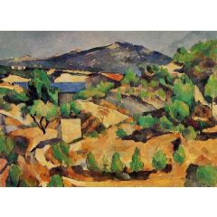 Mountains Seen from L’Estaque Painting Reproduction