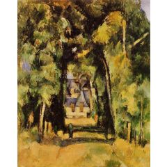 The Alley at Chantilly Painting Reproduction