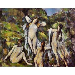 Four Bathers Painting Reproduction