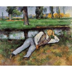 Boy Resting Painting Reproduction